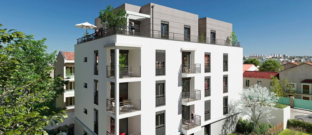 Ce programme immobilier neuf est situé à proximité de la station Mermoz-Pinel de la ligne D du métro de Lyon, dans le 8ème arrondissement, et dispose des nombreux avantages communs aux différents programmes immobiliers neufs lyonnais.