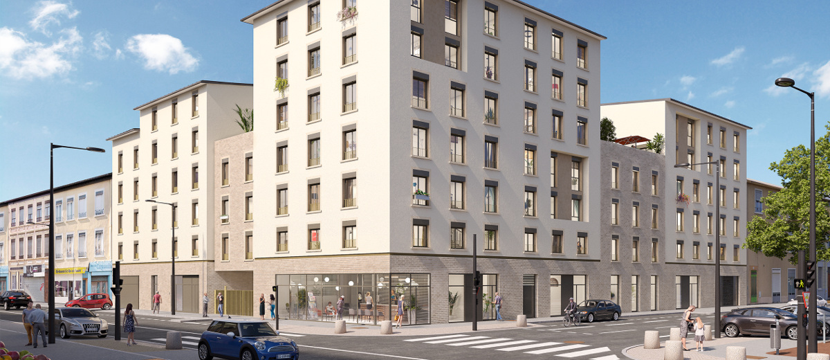 Programme immobilier neuf Lyon 8 secteur route de Vienne