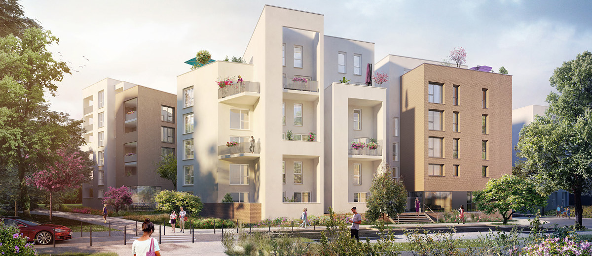 Programme immobilier neuf Rillieux-la-Pape ville nouvelle au vert