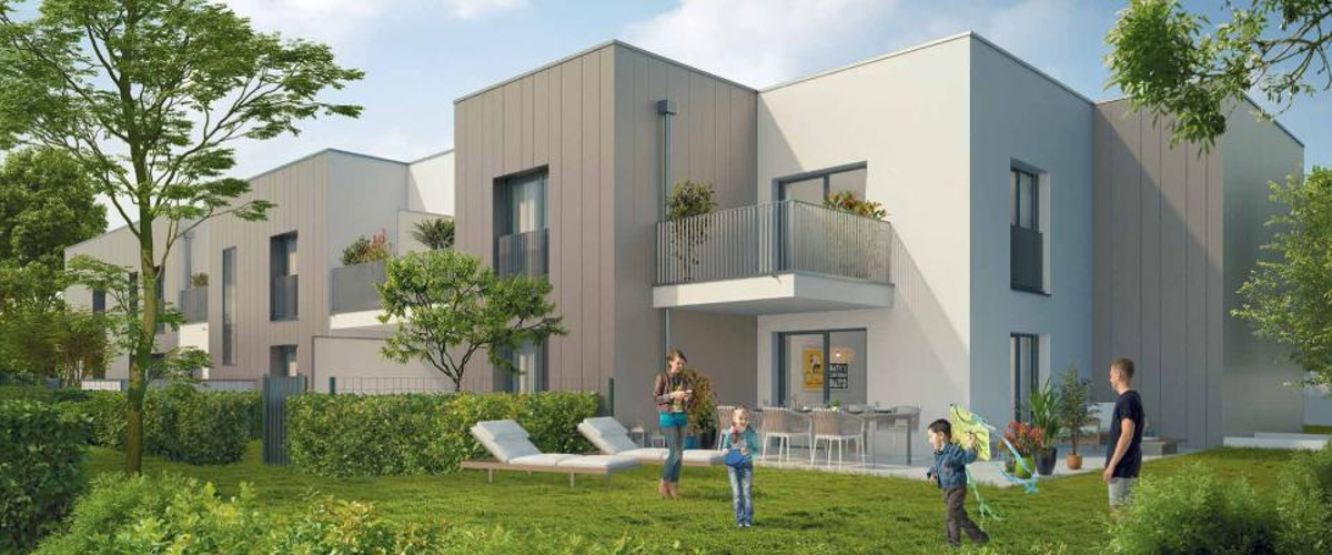 Programme immobilier neuf éligible au dispositif de défiscalisation immobilière loi PINEL à Villefranche-sur-Saône, au Nord de Lyon, dans le département du Rhône