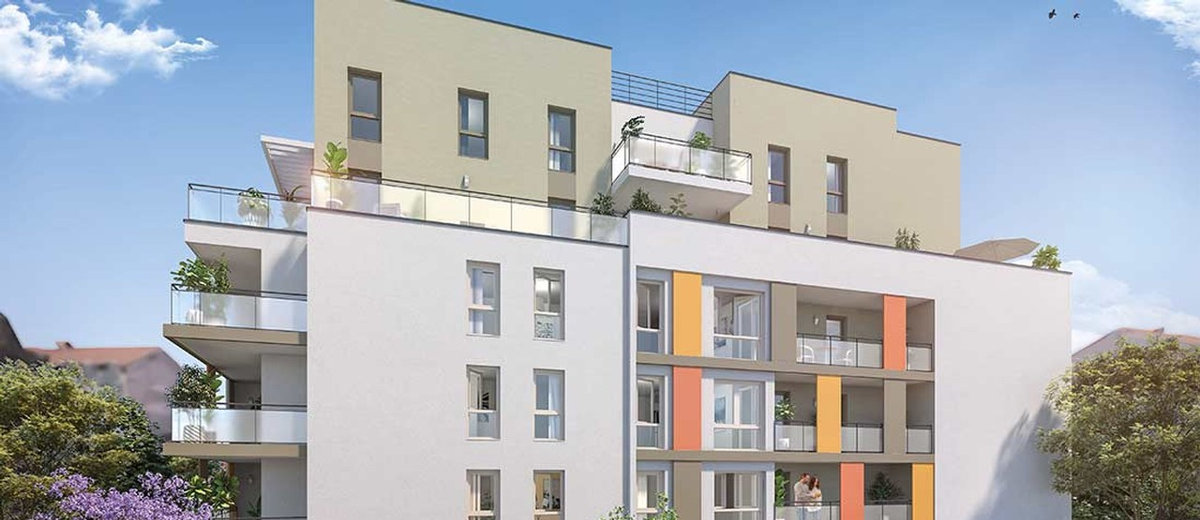 Programme immobilier neuf Villeurbanne proche Lyon 3 Montchat
