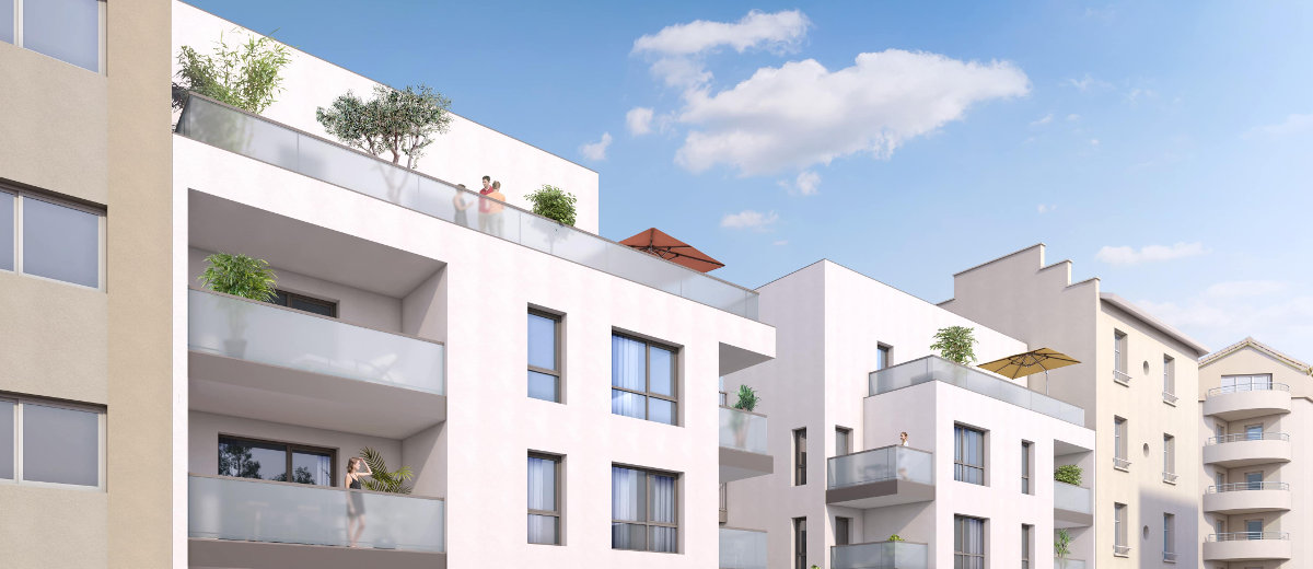 Programme immobilier neuf Villeurbanne proche Lyon 3 Montchat
