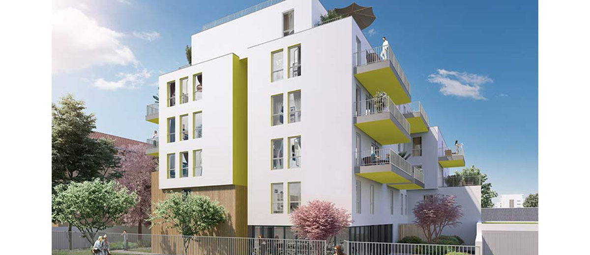 Programme immobilier neuf Villeurbanne proche métro A Flachet (69100)