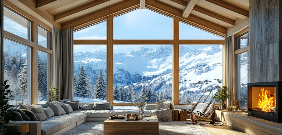 En montagne, certains programmes immobiliers neufs de très haute qualité adoptent un style savoyard revisité et s’adressent aux amateurs de luxe en leur proposant des duplex avec séjour cathédrale offrant une vue imprenable sur les sommets, cheminée crépitante, sauna privé, etc… Autrement dit, un confort absolu, à la hauteur de prestations haut de gamme où le prix de votre chalet neuf peut parfois atteindre plusieurs millions d’euros.